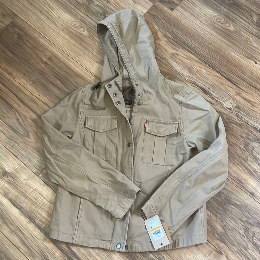 Levi Khaki Utility Lightweight Jacket